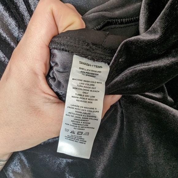 Smash + Tess Very Velvet Jumpsuit Medium Birds Papaya Collab LIKE NEW - Picture 4 of 5